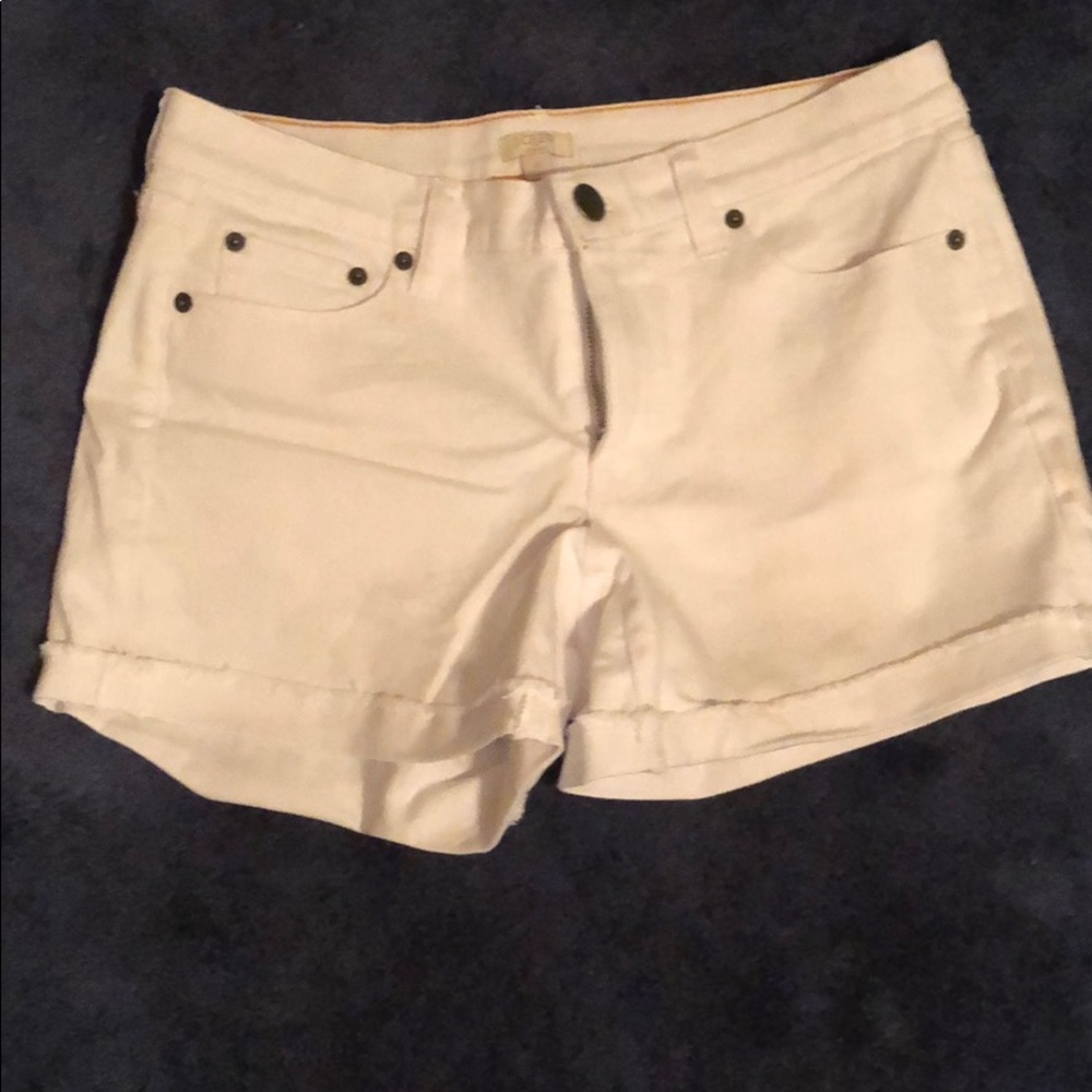 White Jcrew factory shorts